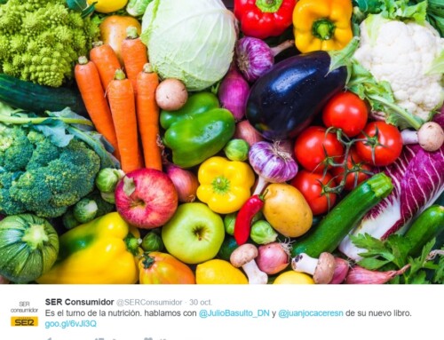 Ser consumidor, entrevista con Juanjo Cáceres sobre «Más vegetales, menos animales» 30/10/16