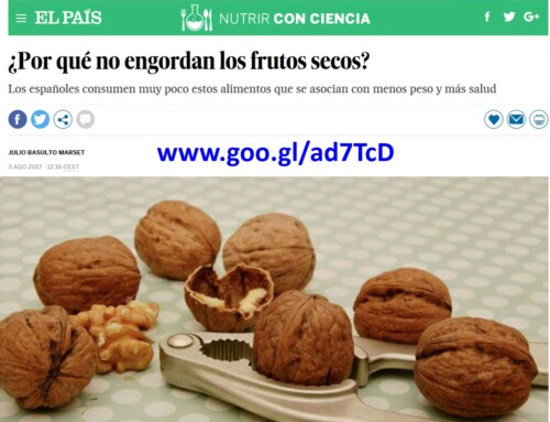 ¿Por qué no engordan los frutos secos? (artículo para El País)