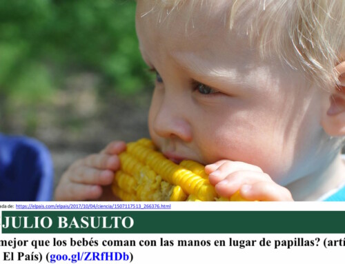 ¿Es mejor que los bebés coman con las manos en lugar de papillas? (artículo para El País)