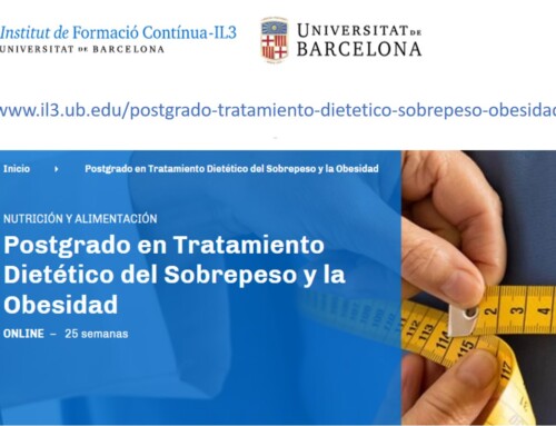 Postgrado en Tratamiento Dietético del Sobrepeso y la Obesidad (IL3 Universitat de Barcelona)