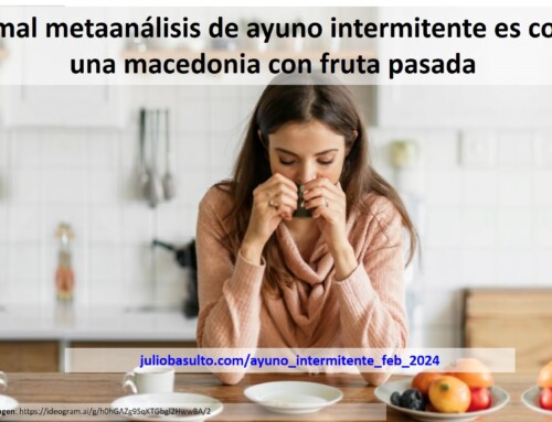 Un mal metaanálisis de ayuno intermitente es como una macedonia con fruta pasada